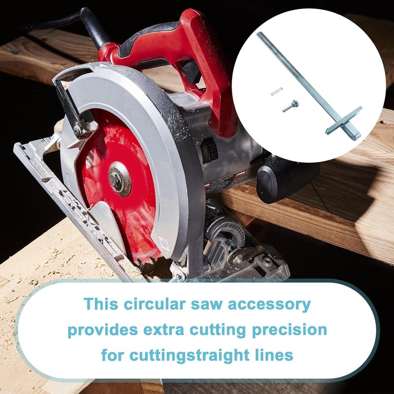 AGUNION MZ745 Adjustable Circular Saw Rip Fence and Edge Guide for Bos-ch Circular Saws (1 Pack) - Image 4
